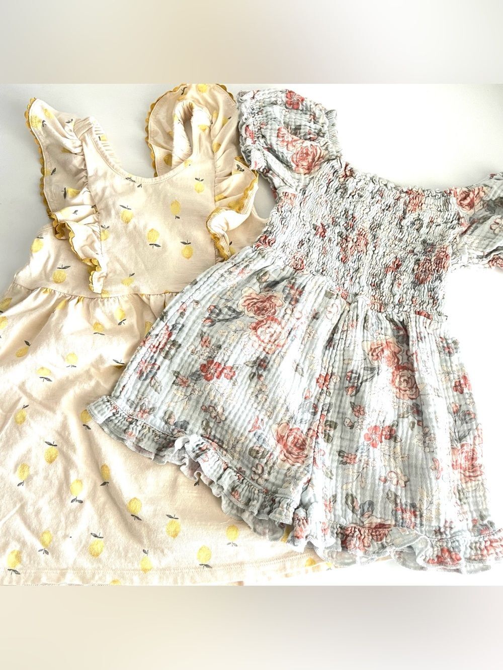 Modern Moments baby - Set of 2 size 4 Girls summer outfits. Romper & Dress
